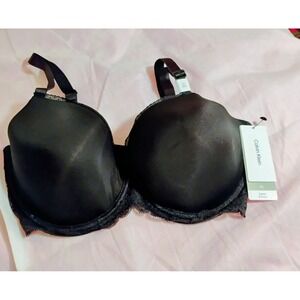 Calvin Klein Seductive Comfort Lift Demi Underwire Bra Style QF1444  34DDD NWT